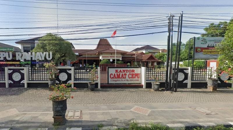 Kecamatan Cepu di Kabupaten Blora. (Google Street View)