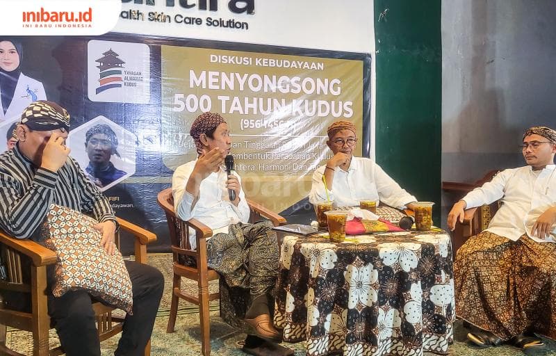 Diskusi Kebudayaan 'Menyongsong 500 Tahun Kudus'. (Inibaru.id/&nbsp;Imam Khanafi)