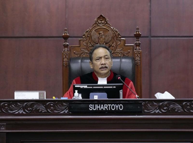 Ketua Mahkamah Konstitusi (MK) Suhartoyo. (Istimewa)