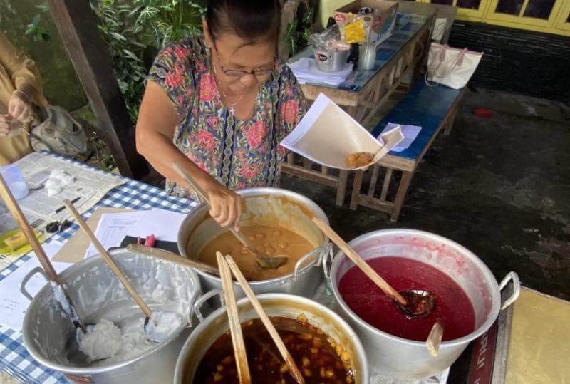 Jenang Yok Tin di Pasar Ngasem, Magelang. (Radarmagelang/Norifah)