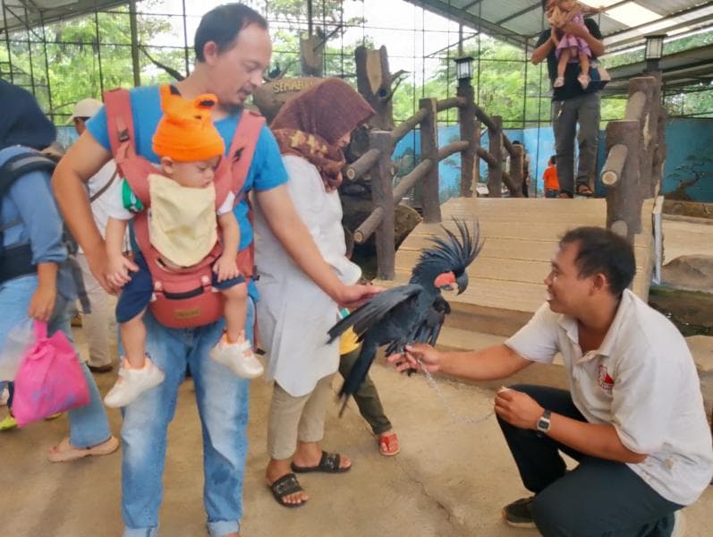 Ilustrasi: Keluarga tengah menikmati liburan di Semarang Zoo (Inibaru.id/Istimewa)