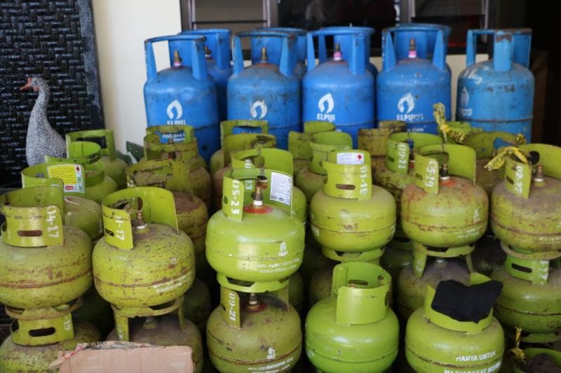 ASN Jateng dilarang beli tabung gas elpiji 3 kg. (Medcom/David Umar Al Faruq)