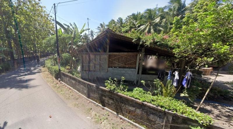 Lokasi Warung Bakmi Jawa Pak Ribut Bantul yang sederhana, tanpa plang penanda. (Google Street View)