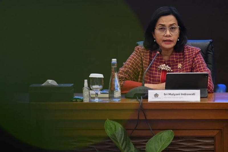 Menteri Keuangan Sri Mulyani Indrawati. (Antara Foto/Aditya Pradana Putra via Katadata)