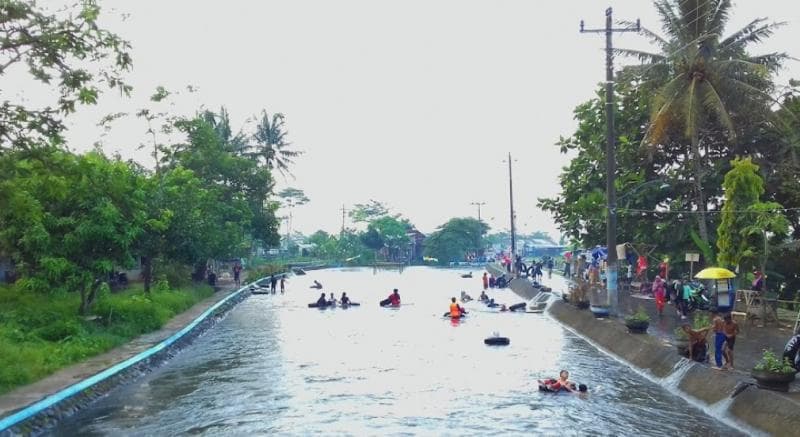 Wisata Geburan Kali Celo Mejagong di Kabupaten Pemalang. (Google Street View/Mila Wardani)