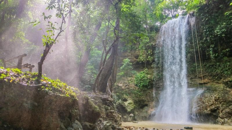 Pemandangan alam di Air Terjun Widuri, Kabupaten Grobogan. (Grobogantoday)