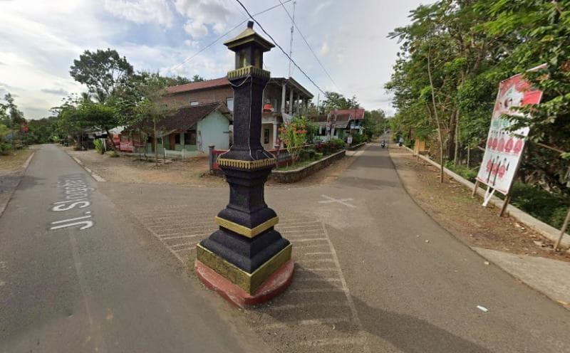 Salah satu sudut di Desa Watusomo, Wonogiri. (Google Street View)