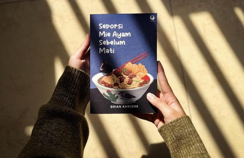 Buku 'Seporsi Mie Ayam Sebelum Mati' karya Brian Khrisna. (X/Briankhrisna)