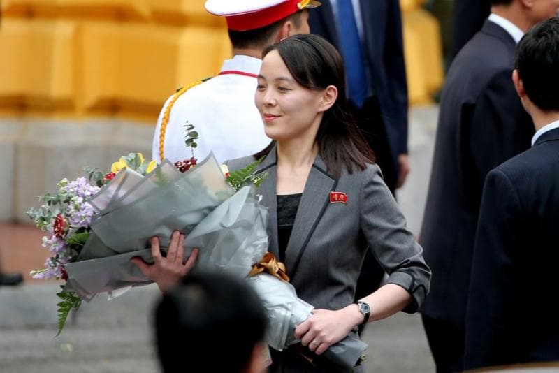Kim Yo Jong calon kuat pemimpin Korea Utara jika Kim Jong Un tutup usia. (AFP/Luong Thai Linh)