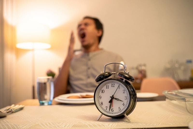 Banyak orang merasa mengantuk usai melakukan santap sahur. (Shutterstock/Odua Images)