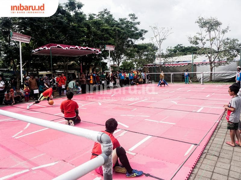 Goal Ball, salah satu cabang olahraga yang dilombakan. (Inibaru.id/ Audrian F)<br>