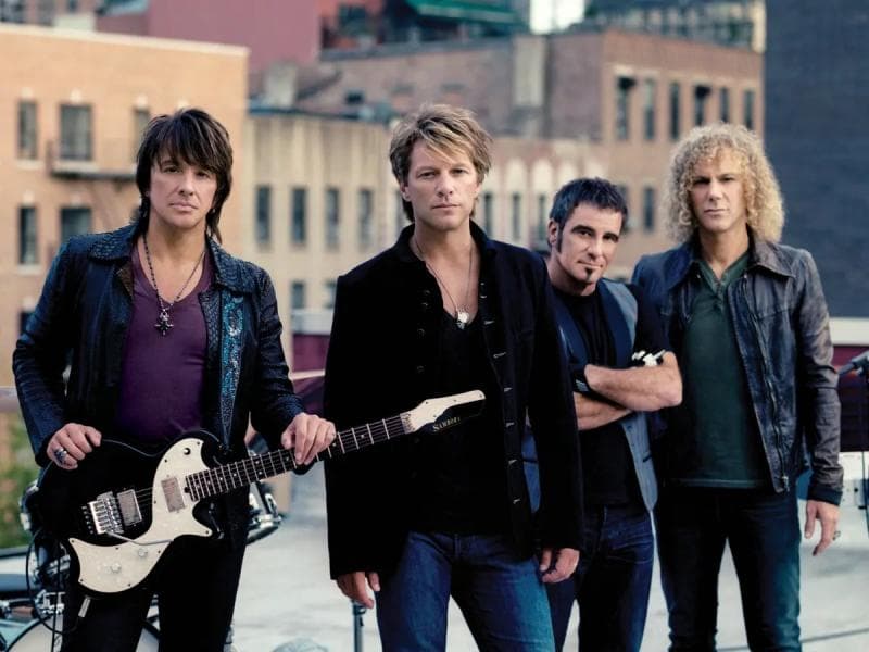 Band Bon Jovi, salah satu legenda musik rock dunia. (Fimela)
