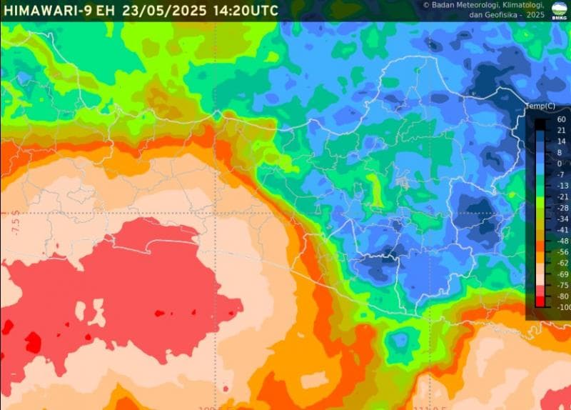 Potensi hujan masih mungkin terjadi di wilayah Jawa Tengah hingga sepekan ke depan. (BMKGJateng)