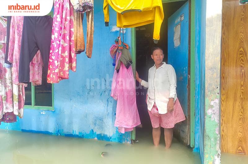 Sofiatun saat ditemui di rumahnya Desa Karangrejo, Kecamatan Bonang, Kabupaten Demak beberapa waktu lalu. (Inibaru.id/ Sekarwati)