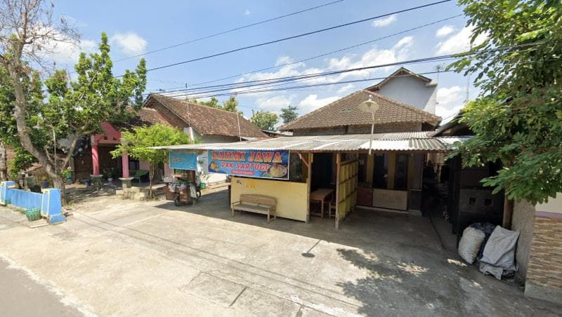 Warung Bakmi Jawa Pak Sartugi yang sederhana. (Google Street View)