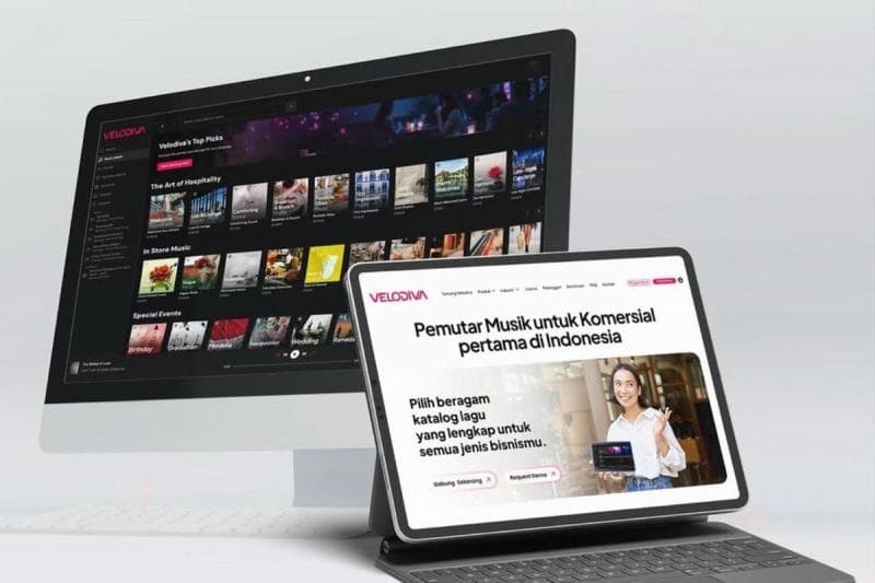 Velodiva adalah web player untuk ruang publik pertama di Indonesia. (Velodiva via Kompas)