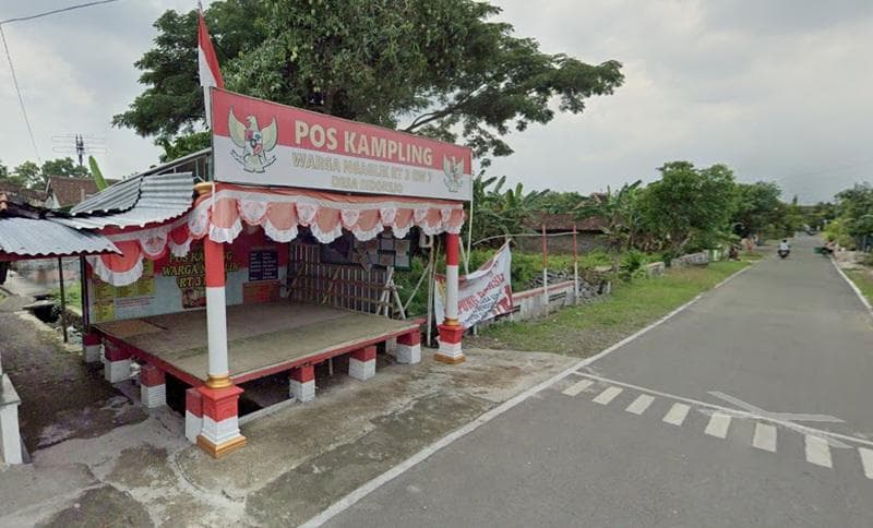 Sayangnya, di mana lokasi pasti jembatan yang nggak stabil di Dusun Ngaglik itu nggak diketahui pada masa sekarang. (Google Street View)
