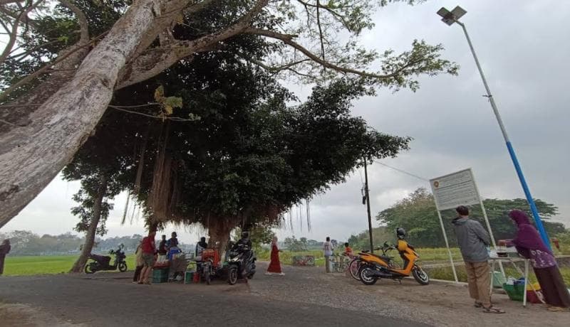 Lokasi&nbsp;Sego Megono Sor Ringin di Bantul. (Rr Niken Dian Anggraini)