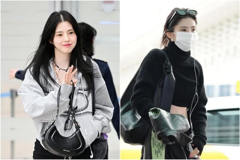 Aktris Han Sohee saat memakai earphone kabel. (Charleskeith/TW)