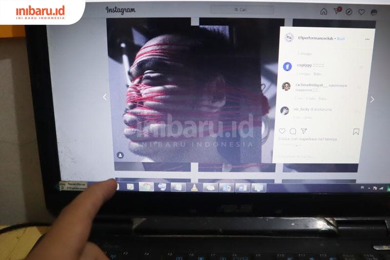 Salah satu karya fotografi performans di pameran "Domestik Formation". (Inibaru.id/ Gregorius Manurung)