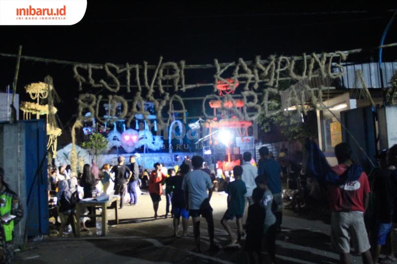 Pintu masuk di Festival Kampung Budaya Cabean #7 (Inibaru.id/Imam Khanafi)
