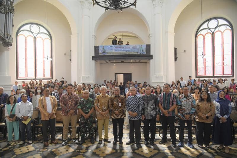 Gereja Blenduk diresmikan kembali usai mengalami rehabilitasi. (Humas Pemkot)