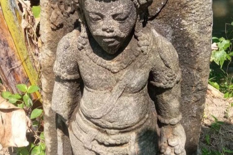 Bocah di Sleman Temukan Arca saat Asyik Mancing