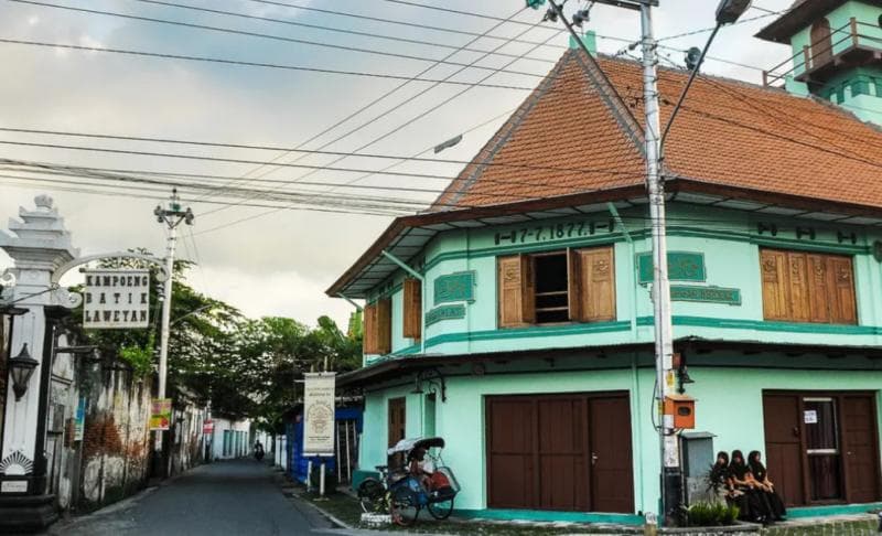 Salah satu sudut di Kampung Batik Laweyan, Solo. (Hoteldana)