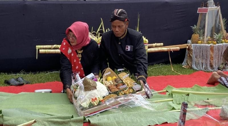 Nasi tumpeng Bucu Pendem khas Wonosobo. (FB/Wonosobozone)