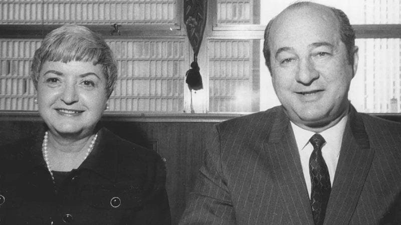 Ruth and Elliot Handler, pencipta Barbie dan Hot Wheels. (Getty Images/Denver Post)