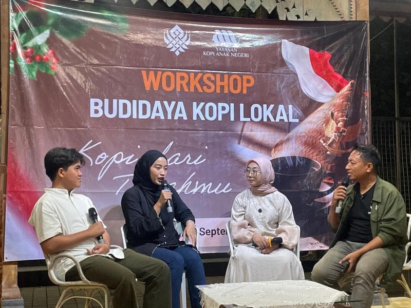 Festival Petualangan Kemerdekaan dalam Secangkir Kopi digelar Yayasan Kopi Anak Negeri pada 20–21 September 2025 di Lost in Coffee, Gunungpati, Semarang. (Yayasan Kopi Anak Negeri)