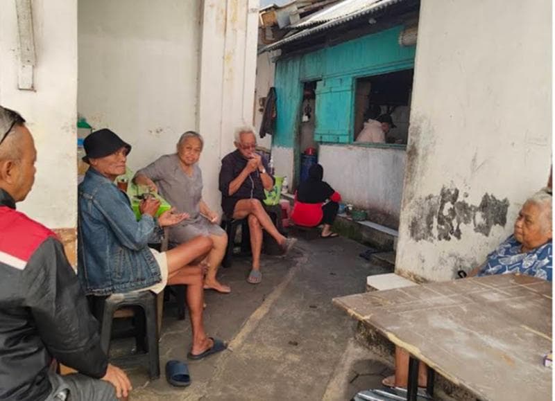 Lokasi Soto Kare Reksa Pak Bas yang tersembunyi di dalam gang. (Driya Ika)