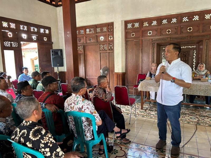 Menurut Sumanto, semakin lebar sawah, pangan akan terjamin. (DPRD Jateng)