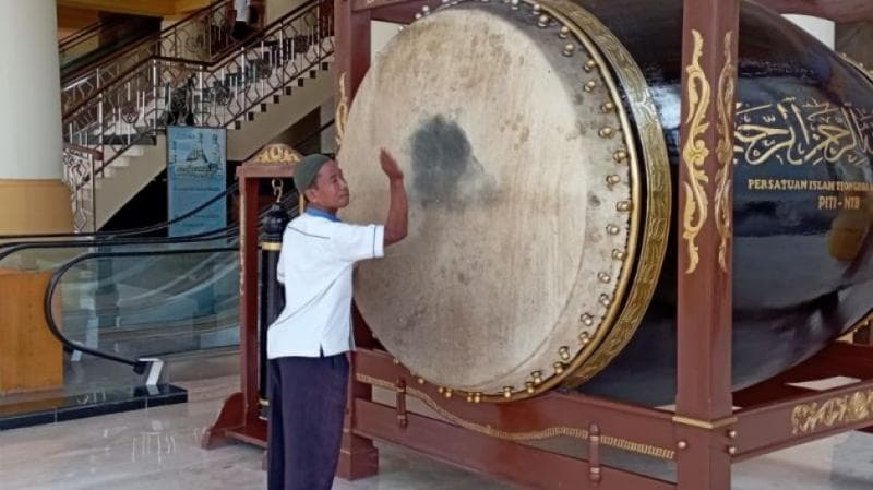 Beduk bukan berasal dari Nusantara. (Antara)