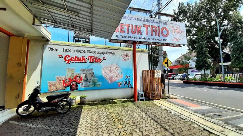 Lokasi penjualan Getuk Trio di Magelang. (Kompasiana/Yustisia Kristiana)