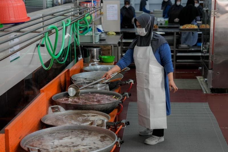 Setiap dapur MBG hanya boleh menyiapkan 3.000 porsi per hari. (Istimewa)