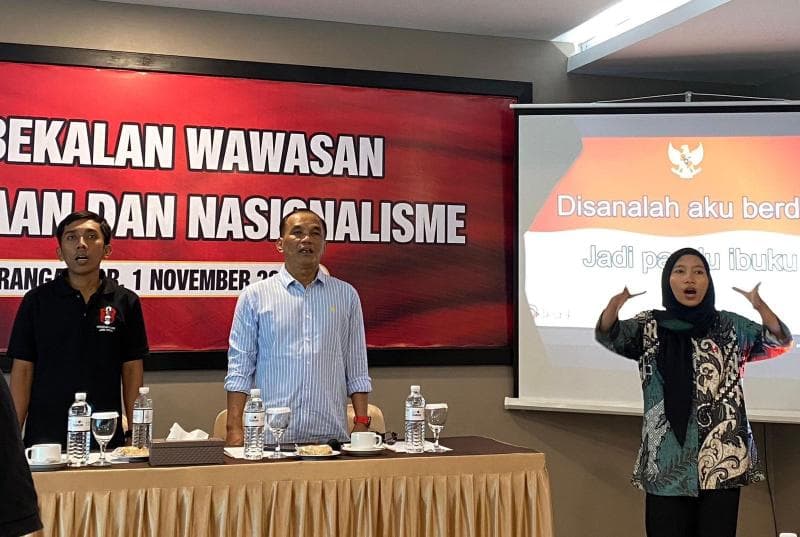 Sumanto mengingatkan para pemuda untuk menjadikan wawasan kebangsaan sebagai pegangan moral. (DPRD Jateng)