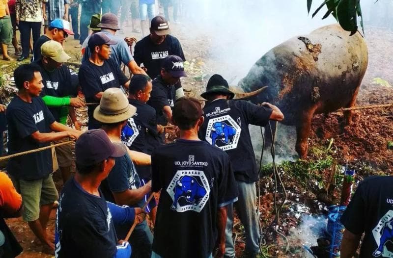 Tradisi Prasah di Kabupaten Jepara. (Instagram/sanggar_seni_kusumojoyo)