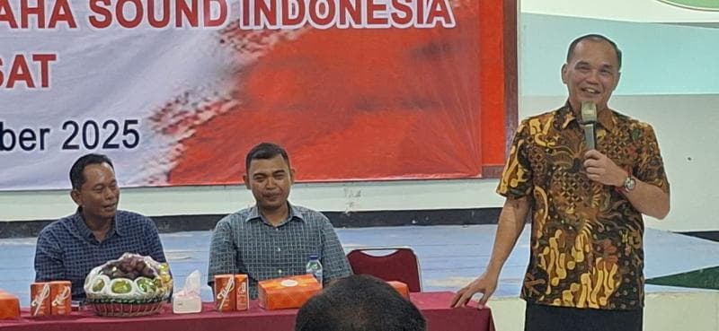 Ketua DPRD Jawa Tengah Sumanto mengajak pengusaha sound system untuk mengikuti kemajuan zaman. (DPRD Jateng)