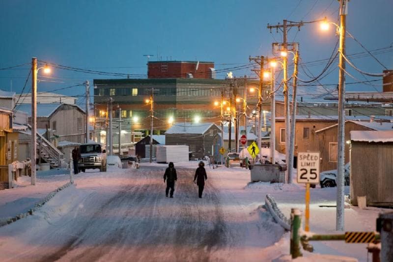 Fenomena 'polar night' di Utqiagvik, Alaska. (India.com/
