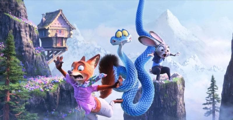 Gary De'Snake, karakter baru yang hadir di 'Zootopia 2'. (Walt Disney)