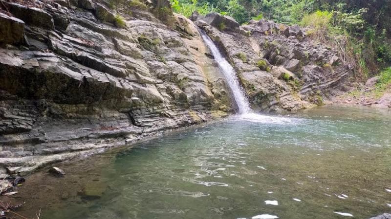 Curug Tonjong di Kabupaten Brebes. (Jt Atnk)