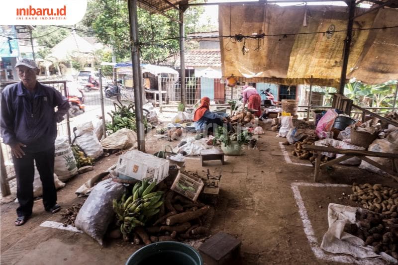 Pemetaan jarak yang sudah dilakukan di Pasar Gunungpati. (Inibaru.id/ Audrian F)<br>