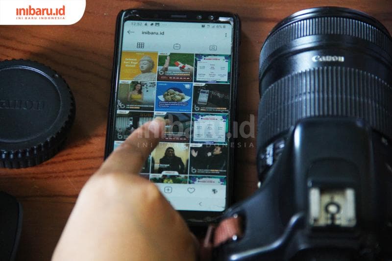 Instagram dapat menjadi wadah pameran fotografi. (Inibaru.id/ Triawanda Tirta Aditya)<br>