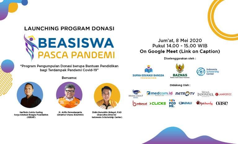 Beasiswa Pasca Pandemi siap dikucurkan bagi anak yang terancam purtus sekolah. (Media Group)<br>