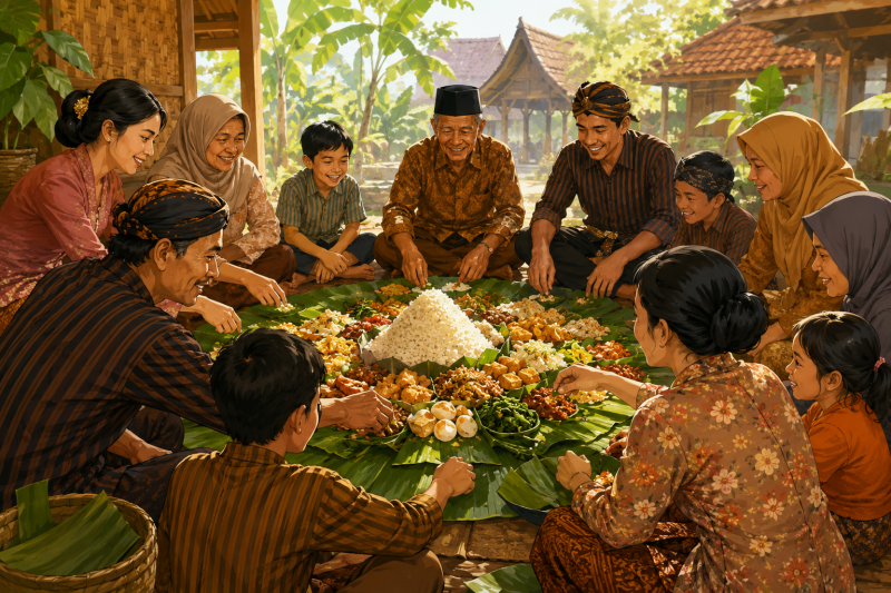 Bancakan, Tradisi Makan Bersama Masyarakat Jawa yang Sarat Makna Kebersamaan