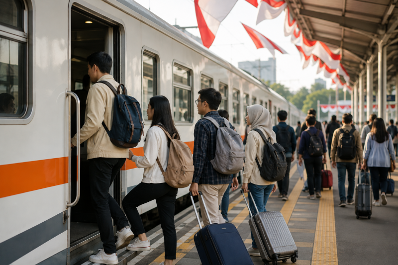 HUT ke-81 RI, KAI Beri Diskon Tiket 17 Persen