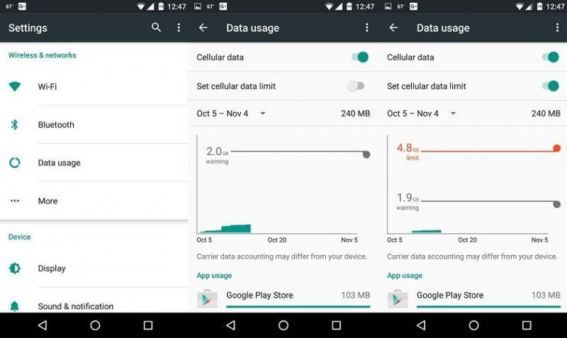 Atur data limit kamu (androidauthority.com)
