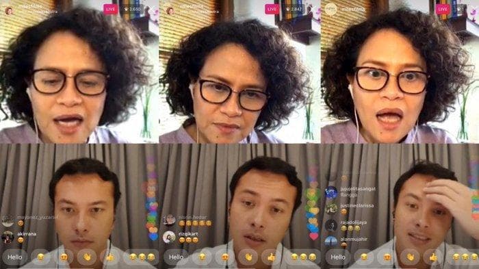 Saat live bersama Mira Lesmana (Instagram/Miles)