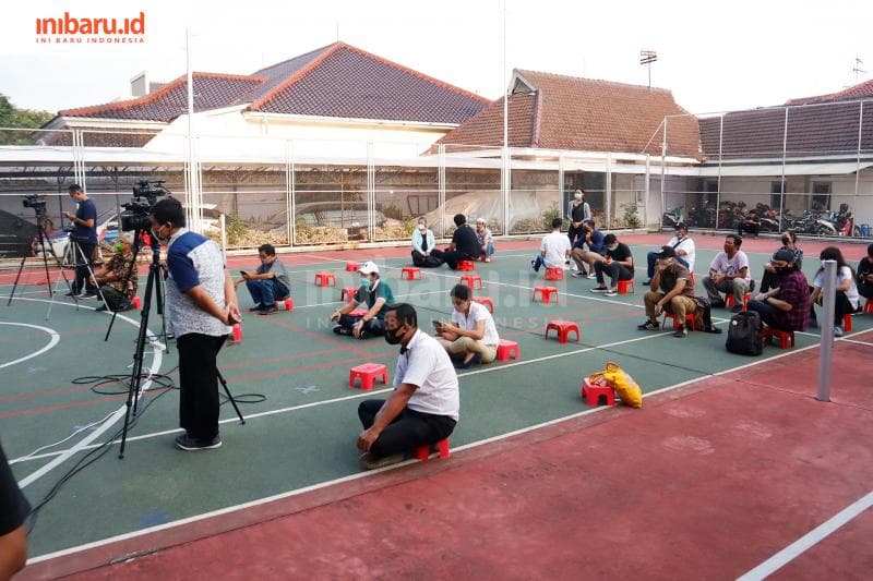 Di balik layar Panggung Kahanan, Rabu (13/5). (Inibaruid// Gregorius Manurung)<br>